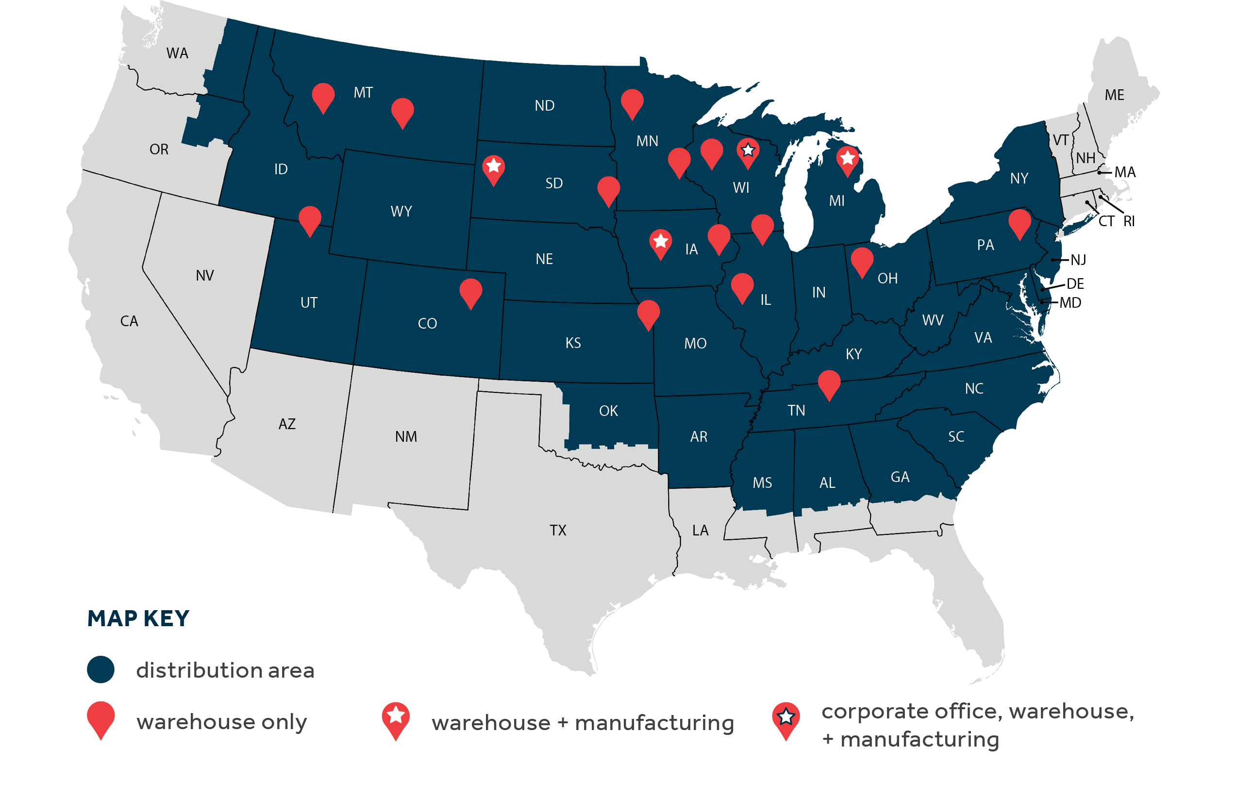 Distribution Map